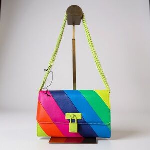 Kurt Geiger London Brixton Leather Shoulder/Crossbody. NWOT